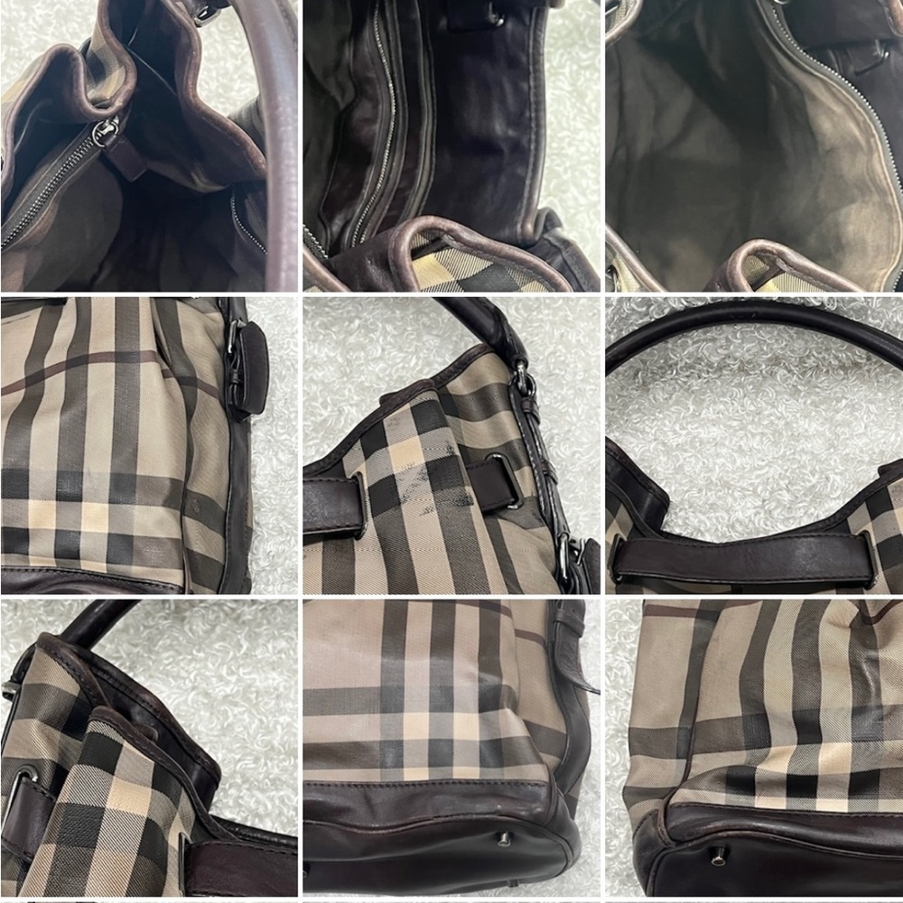 Burberry Walden Hobo Smoked Nova Check Bag - Picture 14 of 16